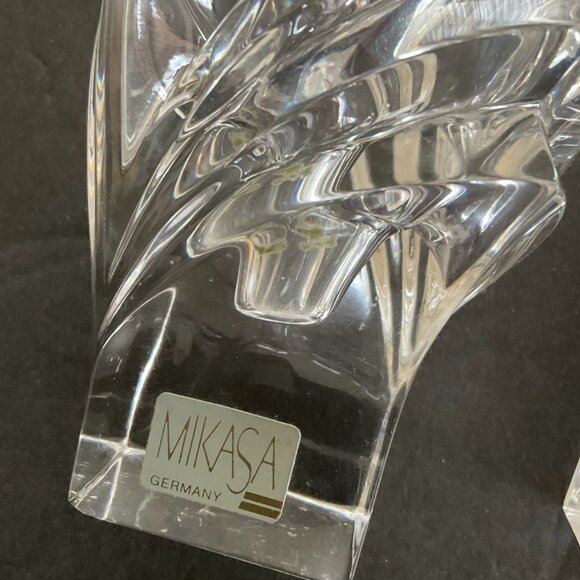 VINTAGE MIKASA Set of 3 Art Deco Candleholders EUC - Picture 7 of 7